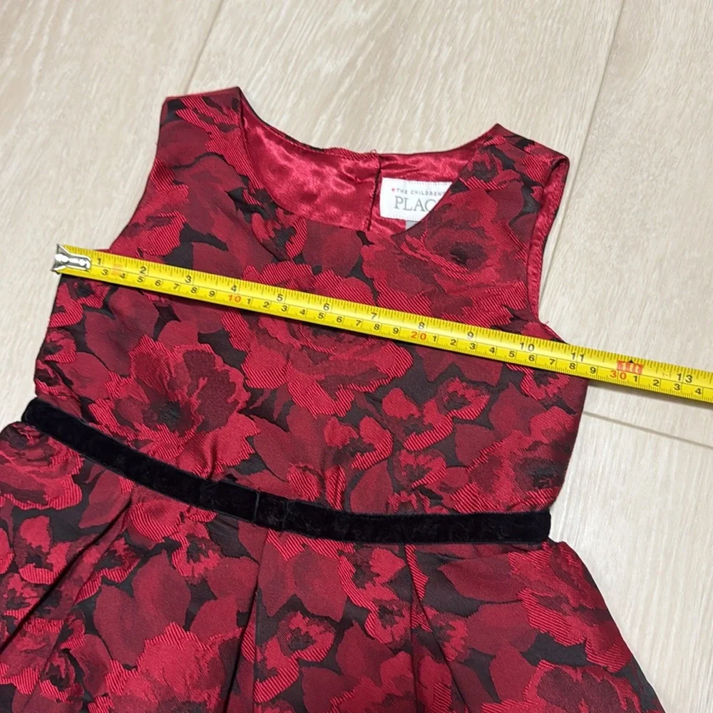 ✨The Children’s Place 4T Black And Red Floral Dress